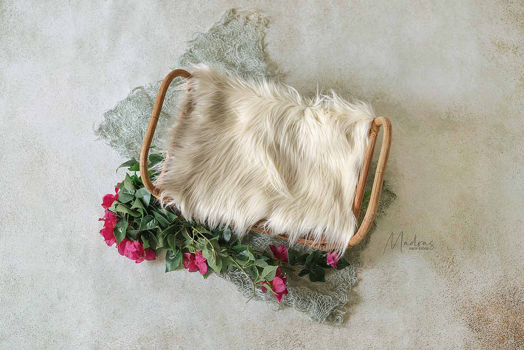 Rentals - White long pile Fur