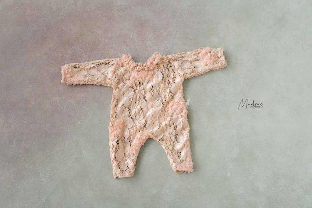Rentals - Netted Nude Colour Romper